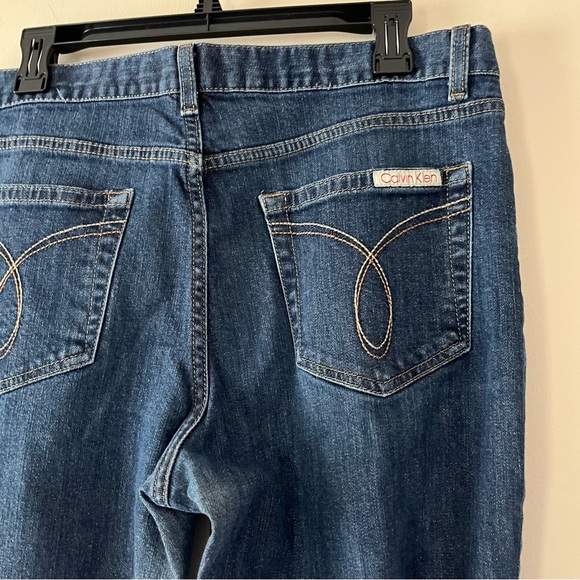 Calvin Klein Jeans Medium-Wash Flare Jeans - Picture 5 of 8